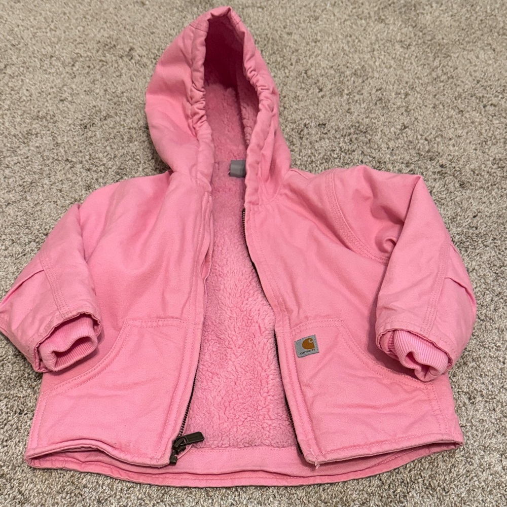 Carhartt Bubblegum Pink Fleece-Lined Hoodie